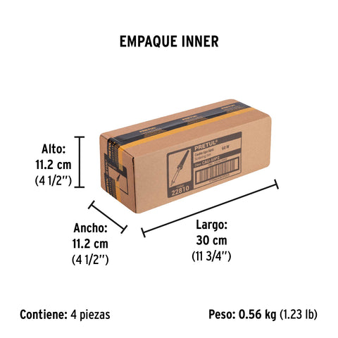 Cautín 60 W tipo lápiz para trabajo pesado, Pretul | CAU-60P2 | 22810