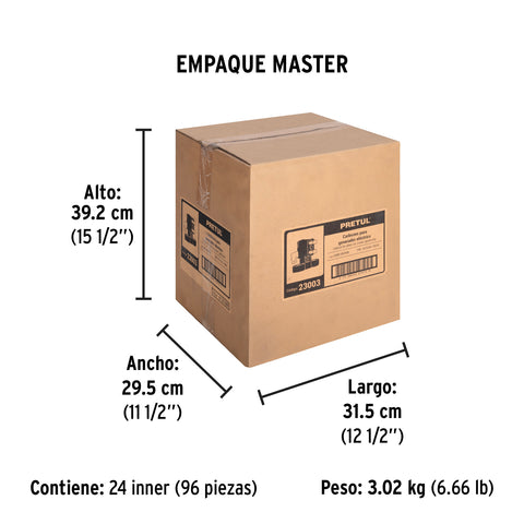 Bolsa con 2 carbones d/repuesto p/generadores Grupo 9,PRETUL | CB-GRUPO9 | 23003