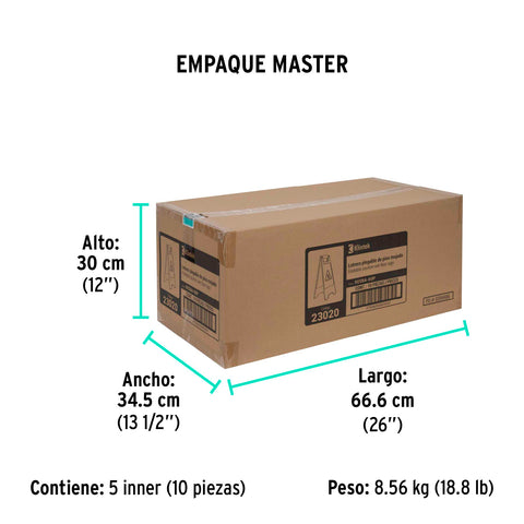 Letrero de piso resbaloso, 62 cm, KLINTEK | RESBA-60P | 23020