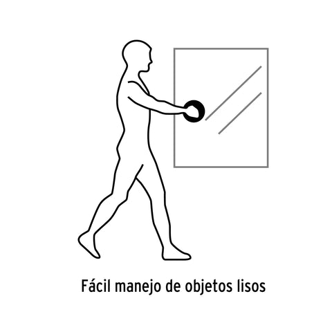 Ventosa de plástico para vidrio, 1 copa de succión, Pretul | VEVI-1 | 23050