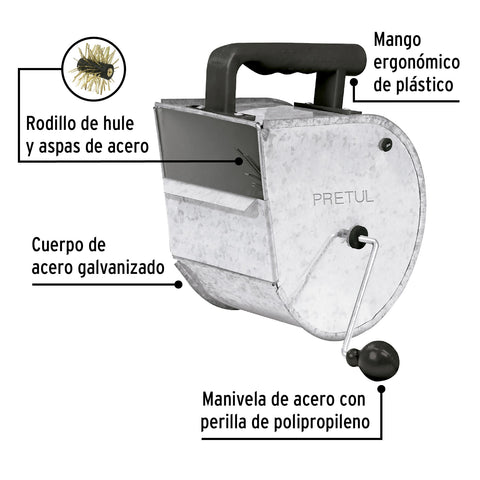 Tirolera galvanizada, Pretul | TIRO-G-P | 23070