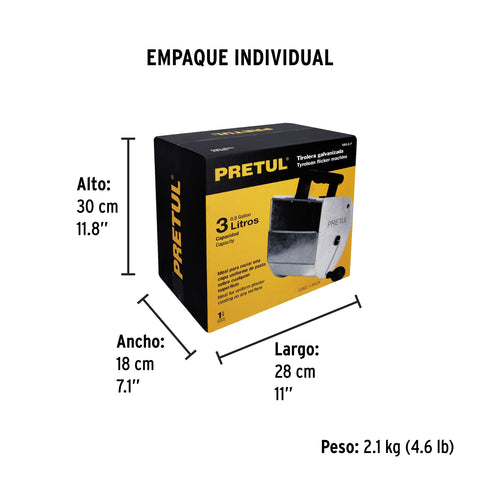 Tirolera galvanizada, Pretul | TIRO-G-P | 23070
