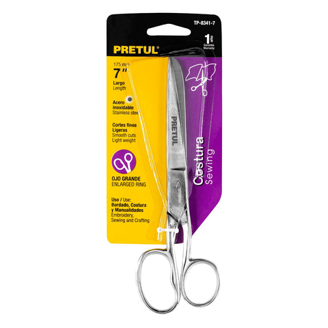 Tijera 7' ojo grande acero inoxidable para costura, PRETUL | TP-8341-7 | 23162
