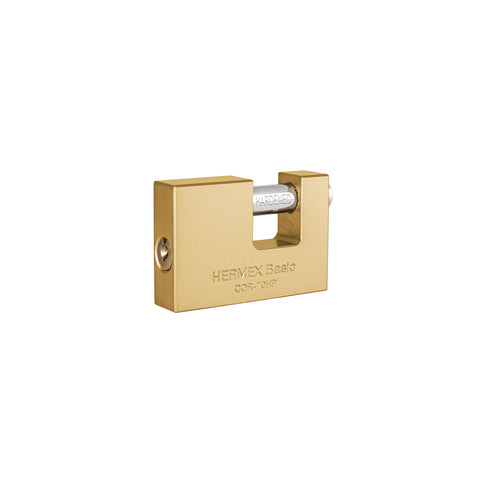 Candado antipalanca 70 mm cuerpo de hierro, HERMEX BASIC | COR-70HP | 23540