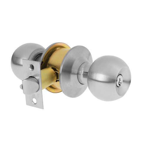Cerradura tipo esfera, cilíndrico, entrada, cromo, BASIC | BAL-CM-EP | 23562