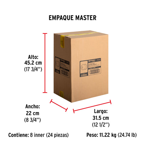 Cerradura tipo esfera, cilíndrico, baño, brillante, BASIC | BAL-LB-BP | 23566