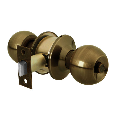 Cerradura tipo esfera, cilíndrico, baño, antiguo, BASIC | BAL-LA-BP | 23567