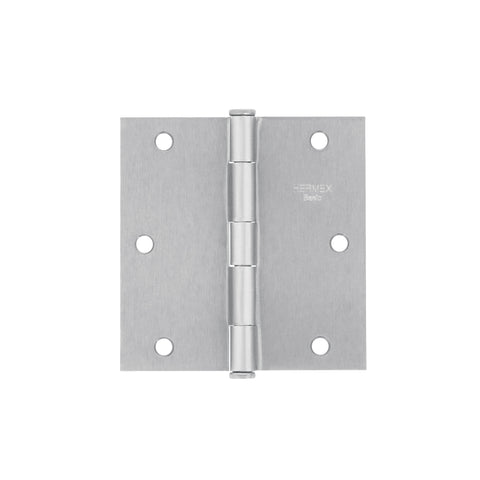 Bisagra cuadrada 3-1/2', satinado, cabeza plana, BASIC | BC-353PP | 23688