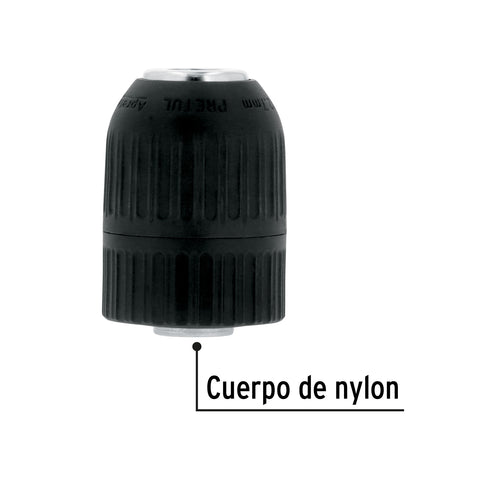 Broquero 1/2' sin llave, para máquinas inalámbricas, PRETUL | BRO-1/2P | 24022