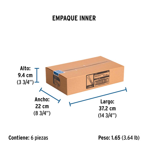 Manguera para gas, aluminio, 3/8' flare, 200 cm, FOSET BASIC | FGA-20P | 24063