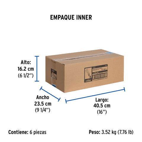 Manguera para gas, aluminio, 3/8' flare, 500 cm, FOSET BASIC | FGA-50P | 24066