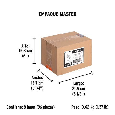 Bolsa con 2 carbones de repuesto para ROTO-3/8P4, PRETUL | CB-ROTO-3/8P4 | 24078