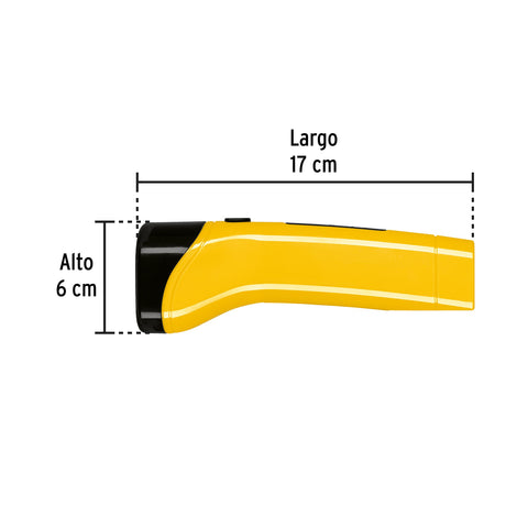 Linterna plástica de LED, 70 lm, recargable, PRETUL | LILE-5P | 24080