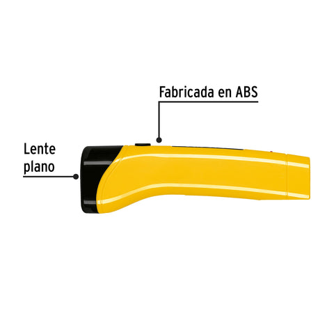Linterna plástica de LED, 80 lm, recargable, PRETUL | LILE-7P | 24082