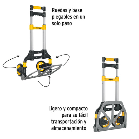 Diablo de carga, plegable, 100 kg, Pretul | DIA-100P | 24127