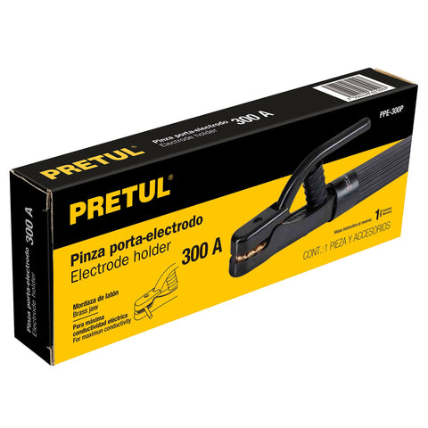 Pinza porta electrodos de 300 Amperes, PRETUL | PPE-300P | 24232