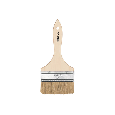Brocha uso general de 4' con mango de madera, Pretul | BRE-4 | 24476