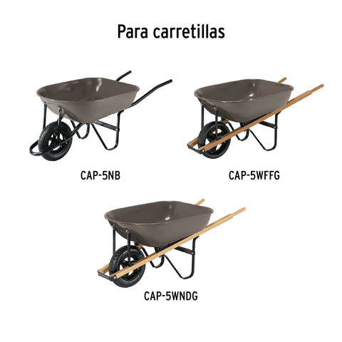 Concha para carretilla CAP-5NB, PRETUL | CO-5P | 25010