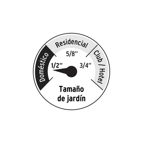 Manguera azul 1/2' 3 capas 15 m conexiones plásticas, PRETUL | MAN-15X1/2PA | 25032