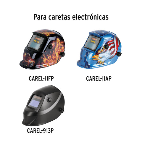Bolsa c/3 micas para careta CAREL-11FP, 11AP y 913P, PRETUL | REP-CAREL-P | 26004