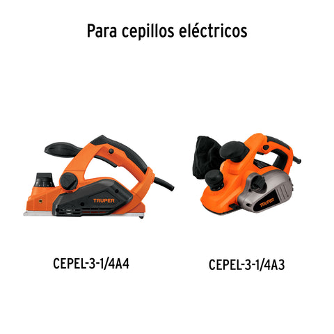 Bolsa con 2 cuchillas p/cepillos eléctricos 3-1/4', Pretul | CU-CE-3-1/4P | 26126