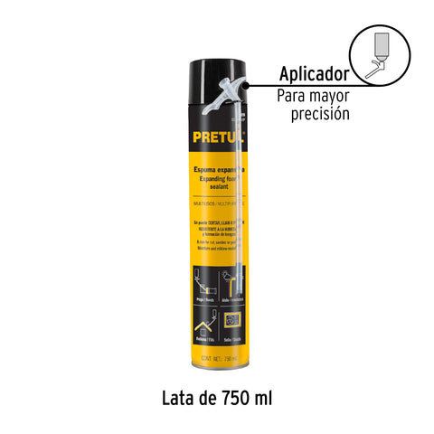 Espuma expansiva de poliuretano, 750 ml, PRETUL | ESEX-750P | 27009