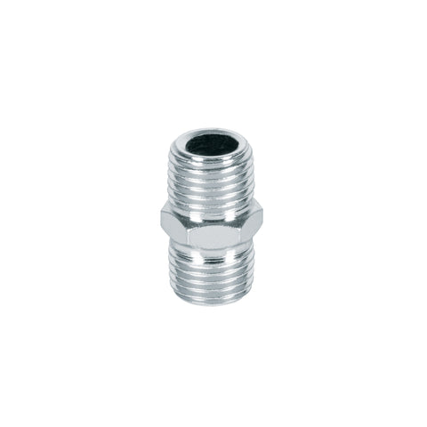 Niple de acero, macho-macho, cuerda 1/4' NPT, PRETUL | NIPLE-P | 27025