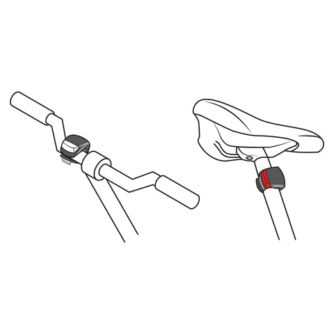 Juego de linterna trasera y delantera para bicicleta, PRETUL | LIBI-2P | 27050