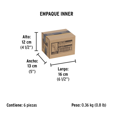 Juego de linterna trasera y delantera para bicicleta, PRETUL | LIBI-2P | 27050