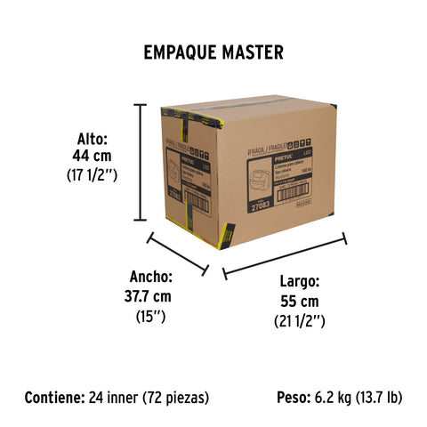 Linterna de minero LED 100 lm de 3 pilas AAA, PRETUL | LI-CA-3AAAP | 27083