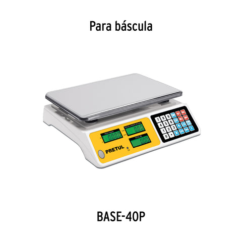 Charola de acero inox para báscula electrónica, Pretul | CHA-B40P | 27103