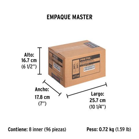 Bolsa con 2 carbones d/repuesto p/ROTO-1/2P6 y 3/8P6, TRUPER | CB-ROTO-P6 | 27118