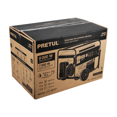 Caja de empaque de repuesto GEN-70P, Pretul | CJ-GEN-70P | 27124