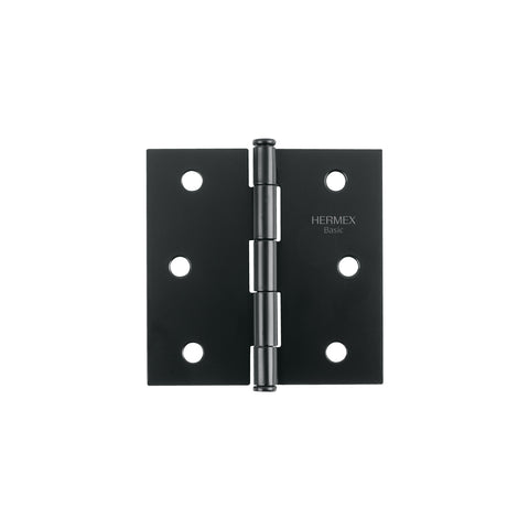Bisagra cuadrada 3', negro mate, cabeza plana, BASIC | BC-306PP | 27134
