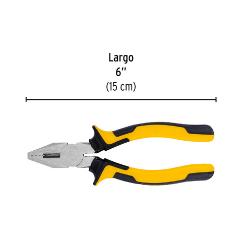 Pinza para electricista 6' mango Comfort Grip, Pretul | PEL-6PX | 27156