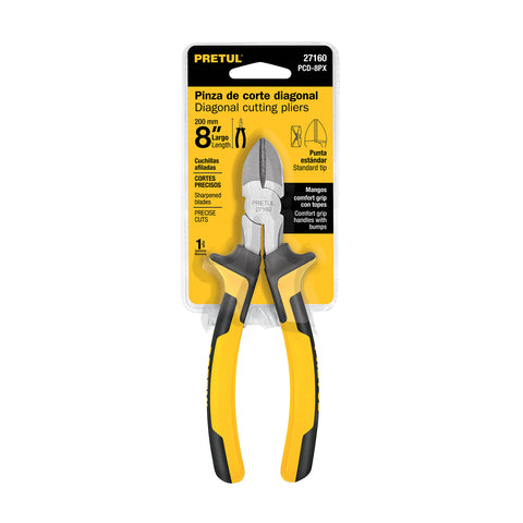 Pinza de corte diagonal 8' mango Comfort Grip, Pretul | PCD-8PX | 27160