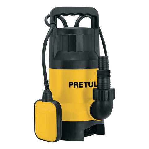 Bomba sumergible plástica, 1-1/2 HP para agua sucia, PRETUL | BOS-1-1/2SPP | 27199