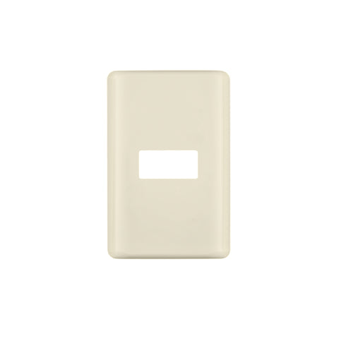 Placa 1 módulo, marfil, línea Volteck Basic | PPSE-BI | 27231