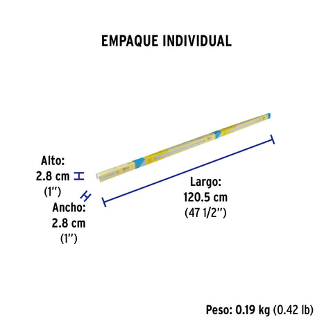 Tubo de LED T8 18 W base G13 pantalla de vidrio, Basic | LED-T818V | 28001