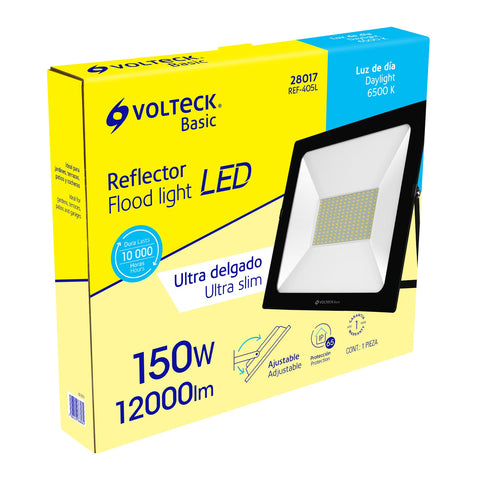 Reflector LED para exteriores 150W 6500K, VOLTECK BASIC | REF-405L | 28017