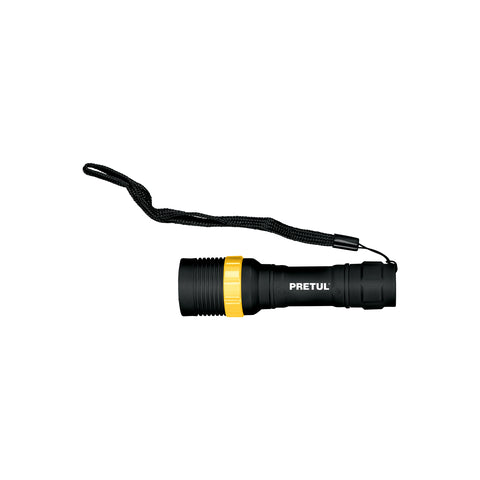 Linterna plástica 1 LED 40 lm de 1 pila AA, Pretul | LIPLA-40P | 28019