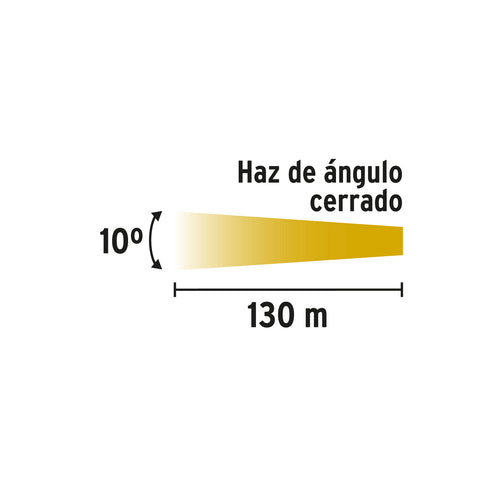 Linterna plástica de LED, 60 lm, recargable a granel, PRETUL | LIRE-3CG | 28021