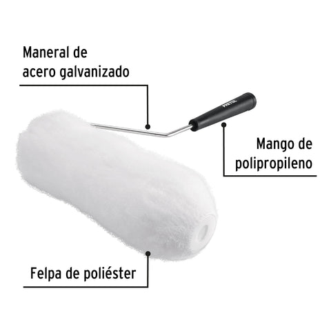 Rodillo para pintar, 9 x 1', superficies muy rugosas, Pretul | ROPI-925P | 28036