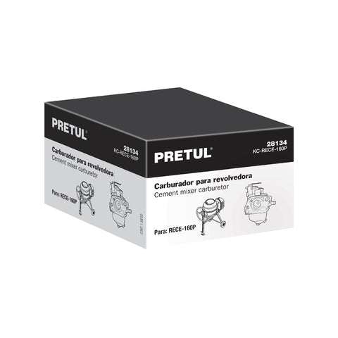 Kit de carburador p/revolvedora de cemento RECE-160P, Pretul | KC-RECE-160P | 28134