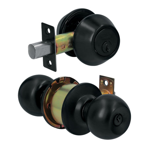 Combo cerraduras, llave-llave, Negro, Hemex BASIC | CMB-62P | 28144