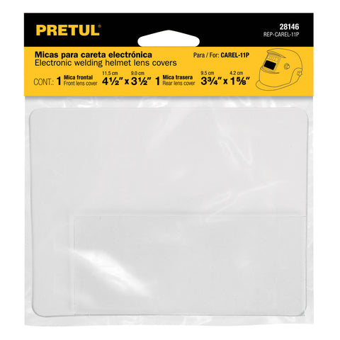 Bolsa c/2 micas para careta CAREL-11P, PRETUL | REP-CAREL-11P | 28146