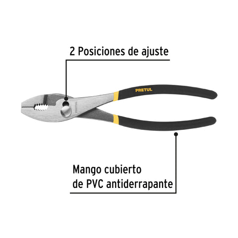 Pinza de chofer 10' mango de PVC, Pretul | PCH-10P | 28160