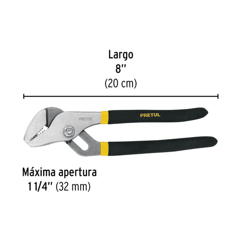 Pinza de extensión 8' mango de PVC, Pretul | PEX-8P | 28161