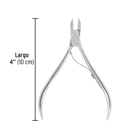 Alicate para manicure 4', cabeza recta, punta corta, PRETUL | UNA-238P | 28228