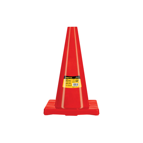 Cono de precaución de 45 cm de PVC, Pretul | CONO-45P | 28251